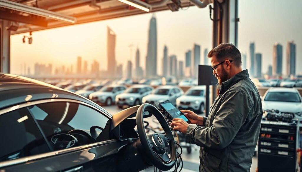 كراج متنقل 12 خدمات الكهرباء وبرمجة السيارات